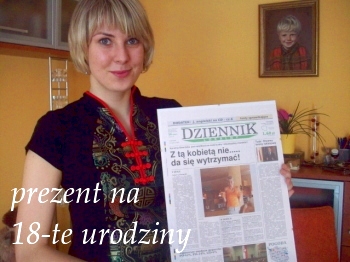 Prezent na 18 Urodziny