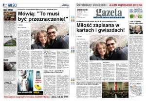 Gazeta front i tyl